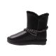 Уги жіночі UGG чорні натуральна шкіра 283-22ZU