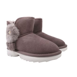 Уггі жіночі UGG капучино натуральна замша
