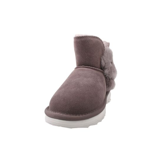 Уггі жіночі UGG капучино натуральна замша 244-9ZU