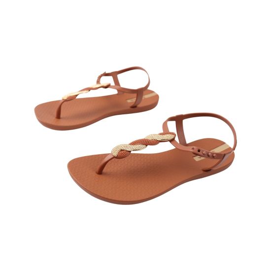 Ветнамки женские Ipanema коричневые резиновые 181-23LV