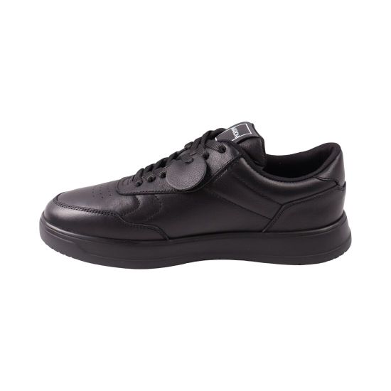 Кеды мужские Marion черные натуральная кожа 68-24DTS