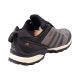 Кросівки чоловічі Adidas сірі натуральна шкіра 110-23DK