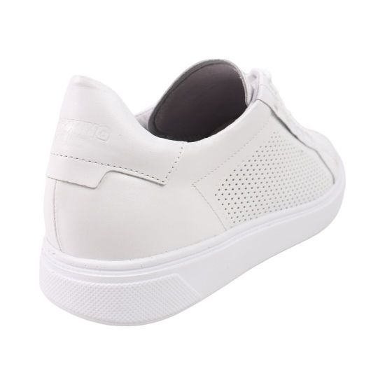 Кеды мужские Maxus shoes белые натуральная кожа 155-25LTSP