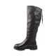 Чоботи жіночі Farinni чорні натуральна шкіра 711-25ZSC