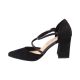 Туфли женские Aiformaria черные на каблуке 146-25/26LT