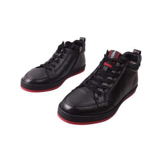 Ботинки мужские Cosottinni черные натуральная кожа 351-22ZHC