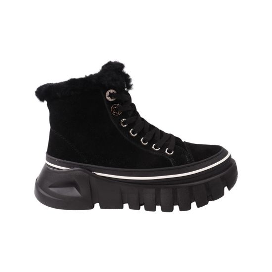 Черевики жіночі Li Fexpert чорні натуральна замша 706-22ZHC