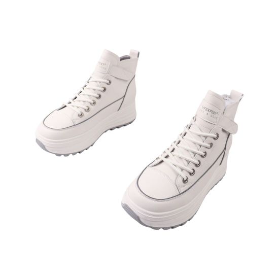 Черевики жіночі Li Fexpert молочні натуральна шкіра 1383-23DHS