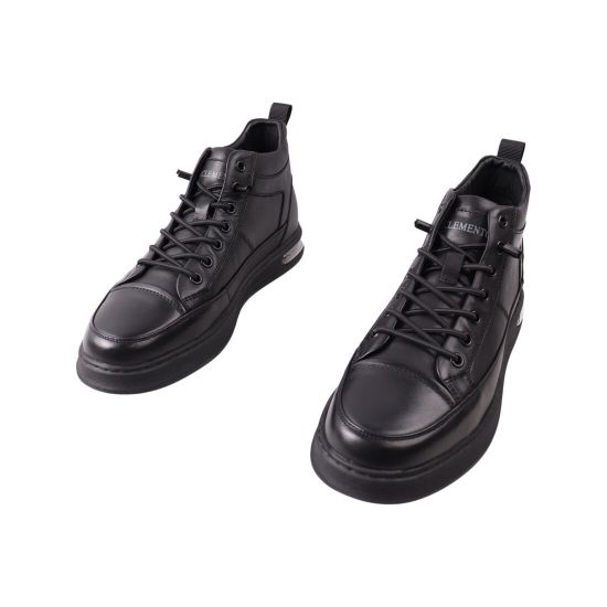 Ботинки мужские Clemento черные натуральная кожа 50-23DHS