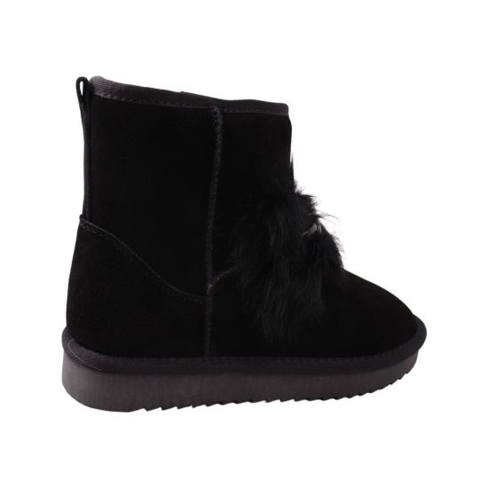 Уги жіночі UGG чорні натуральна замша 280-22ZU