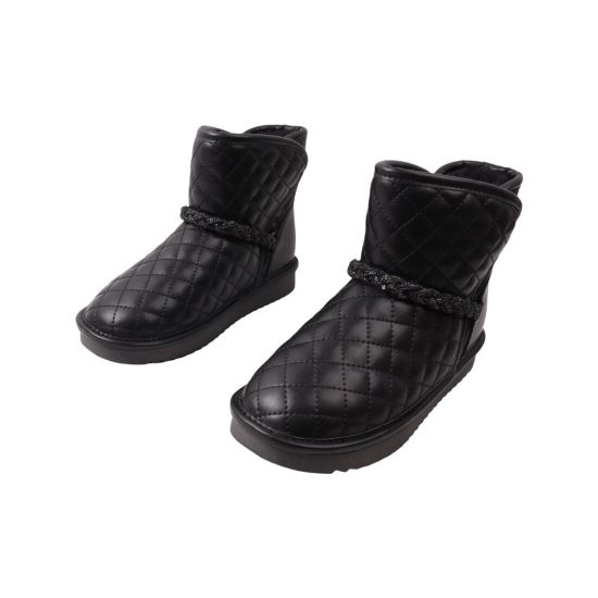 Уги жіночі UGG чорні натуральна шкіра 266-22ZU
