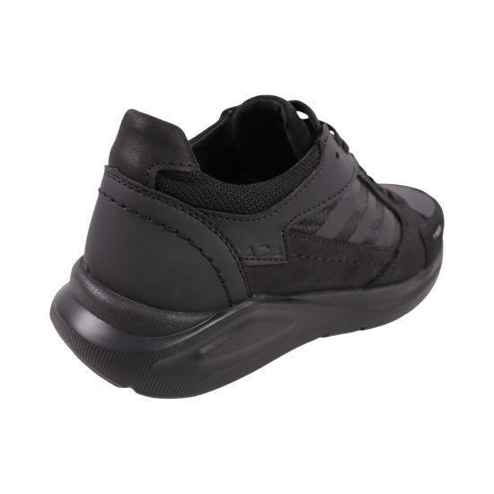 Кросівки чоловічі Konors чорні натуральна шкіра 1063-26DTS
