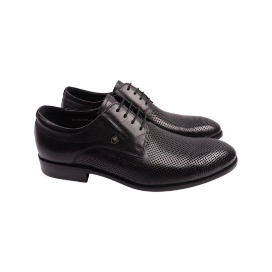 Туфлі чоловічі Cosottinni чорні натуральна шкіра 384-22LTCP