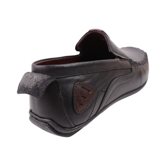 Мокасины мужские Max Step черные натуральная кожа 31-25LTMP