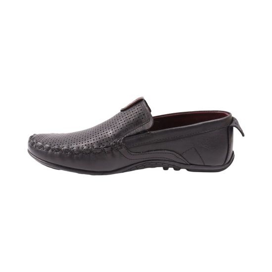 Мокасины мужские Max Step черные натуральная кожа 31-25LTMP