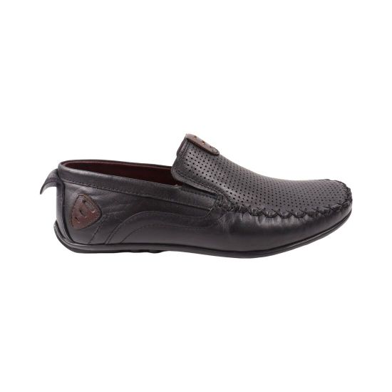 Мокасины мужские Max Step черные натуральная кожа 31-25LTMP