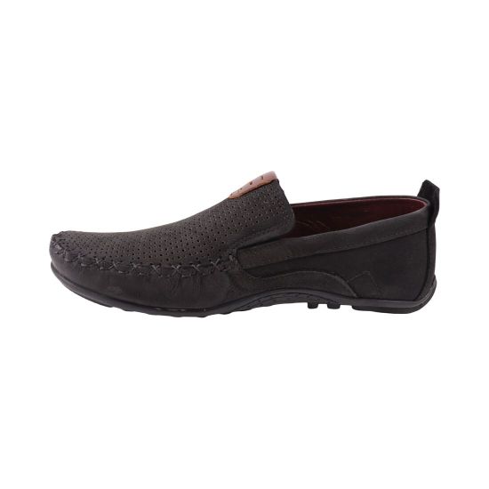 Мокасины мужские Max Step черные натуральный нубук 32-25LTMP