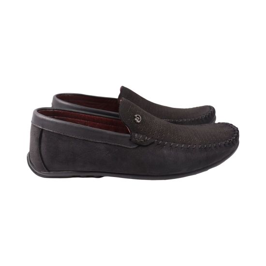 Мокасины мужские Max Step черные натуральный нубук 35-25LTMP