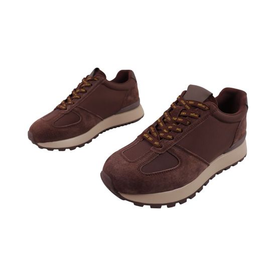 Кросівки жіночі Berisstini коричневі текстиль 500-26DK