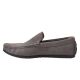 Туфлі чоловічі з натуральної шкіри (нубук), на низькому ходу, колір сірий, Brooman 859-21LTMP