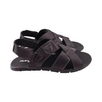 Сандалі чоловічі Maxus shoes чорні натуральна шкіра