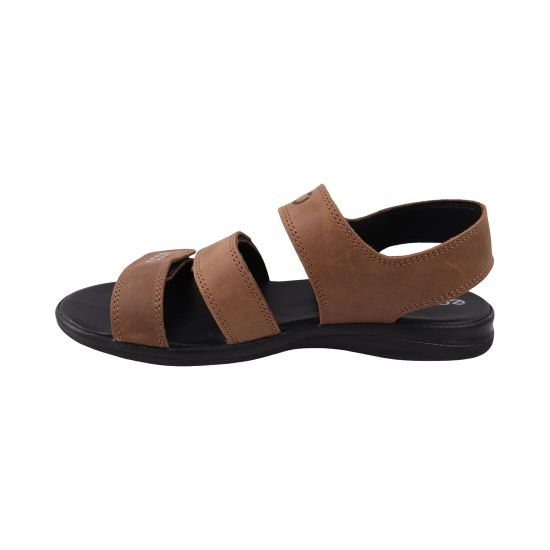 Сандалі чоловічі Maxus shoes капучино натуральна шкіра 157-25LBS