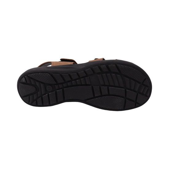 Сандалі чоловічі Maxus shoes капучино натуральна шкіра 157-25LBS