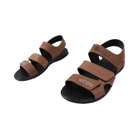 Сандалі чоловічі Maxus shoes капучино натуральна шкіра 157-25LBS