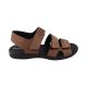 Сандалі чоловічі Maxus shoes капучино натуральна шкіра 157-25LBS