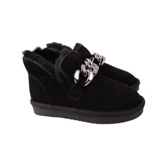 Уги жіночі UGG чорні натуральна замша
