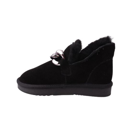Уги жіночі UGG чорні натуральна замша 258-22ZU