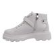 Черевики жіночі з натуральної шкіри, на низькому ходу, на шнурівці, білі, Visazh 171-20DHC