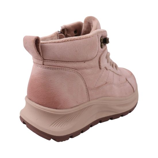 Ботинки женские Meego Comfort капучино натуральный нубук 71-25DHS