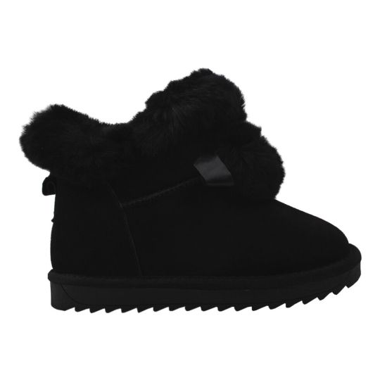 Уггі жіночі з натуральної замші, чорні, UGG 246-9ZU