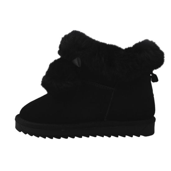 Уггі жіночі з натуральної замші, чорні, UGG 246-9ZU
