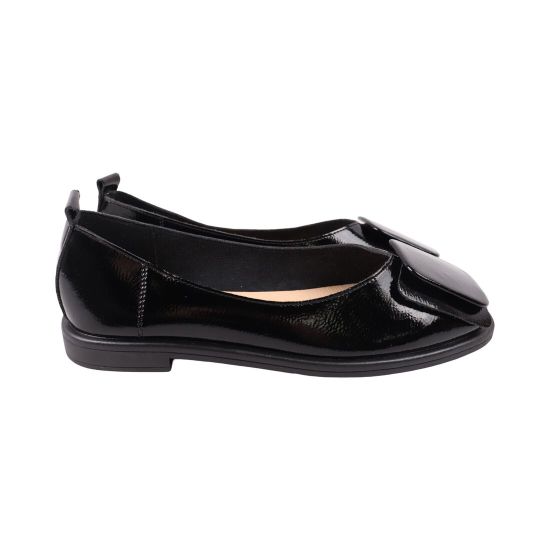 Туфлі жіночі Farinni чорні натуральна лакована шкіра 814-25/26DTB