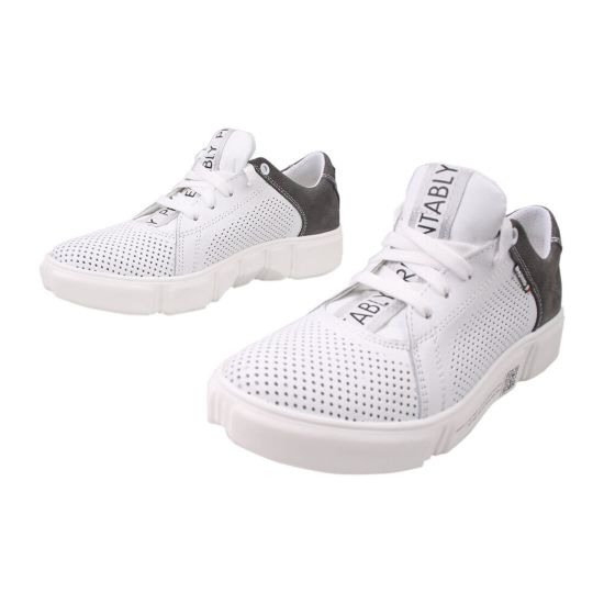 Кросівки чоловічі Maxus Shoes натуральна шкіра, колір білий 52-20LTCP