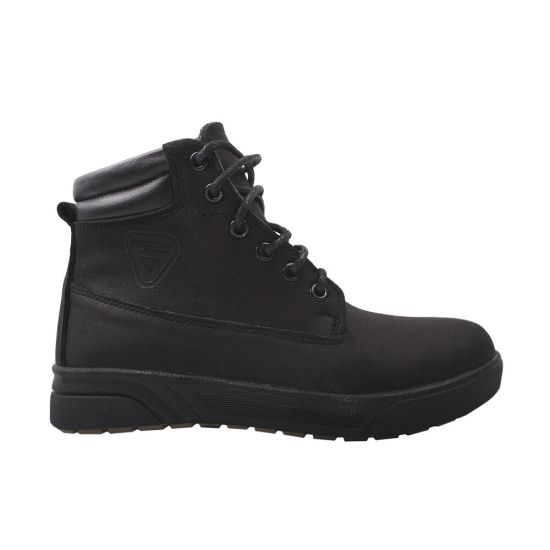 Черевики чоловічі Maxus Shoes чорні нубук 25-9ZHC
