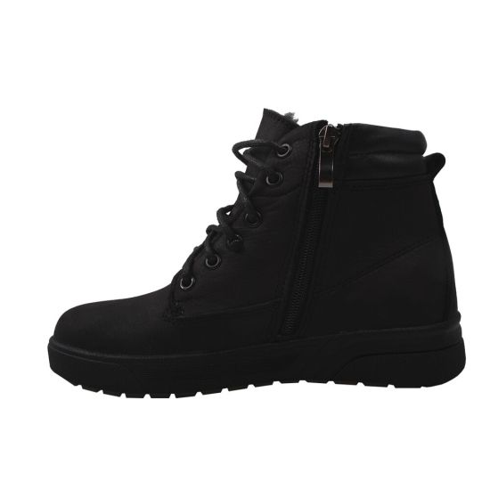Черевики чоловічі Maxus Shoes чорні нубук 25-9ZHC