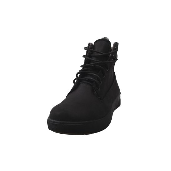 Черевики чоловічі Maxus Shoes чорні нубук 25-9ZHC