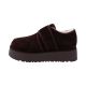 Кроссовки женские Fashion коричневые натуральная замша 221-26ZTC
