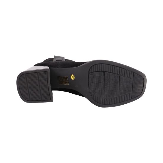Ботильйони жіночі Farinni чорні натуральна замша 1262-26DH