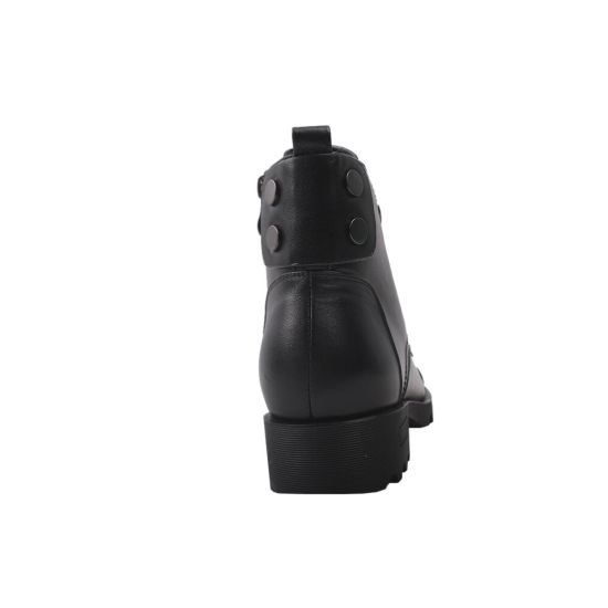 Черевики жіночі з натуральної шкіри, на платформі, чорні, Lady Marcia 155-9ZHC