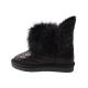Уги жіночі UGG чорні натуральна шкіра 274-22ZU