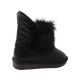 Уги жіночі UGG чорні натуральна шкіра 274-22ZU