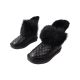 Уги жіночі UGG чорні натуральна шкіра 274-22ZU