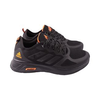 Кроссовки мужские Adidas черные текстиль