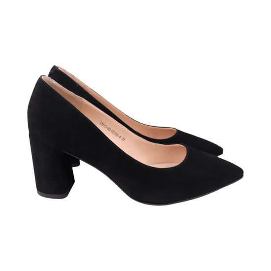 Туфли женские Lady Marcia черные натуральная замша 317-25DT