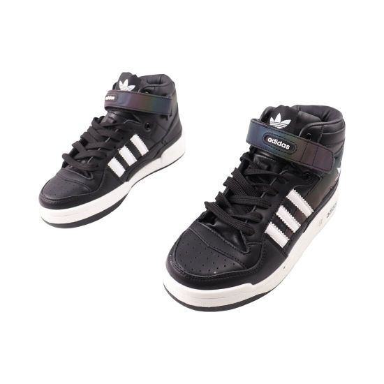 Ботинки мужские Adidas черные натуральная кожа 146-24DHS