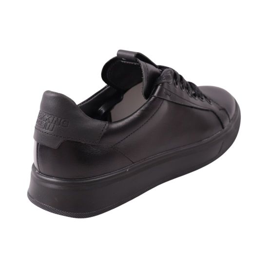 Кеди чоловічі Maxus shoes чорні натуральна шкіра 137-23DTC